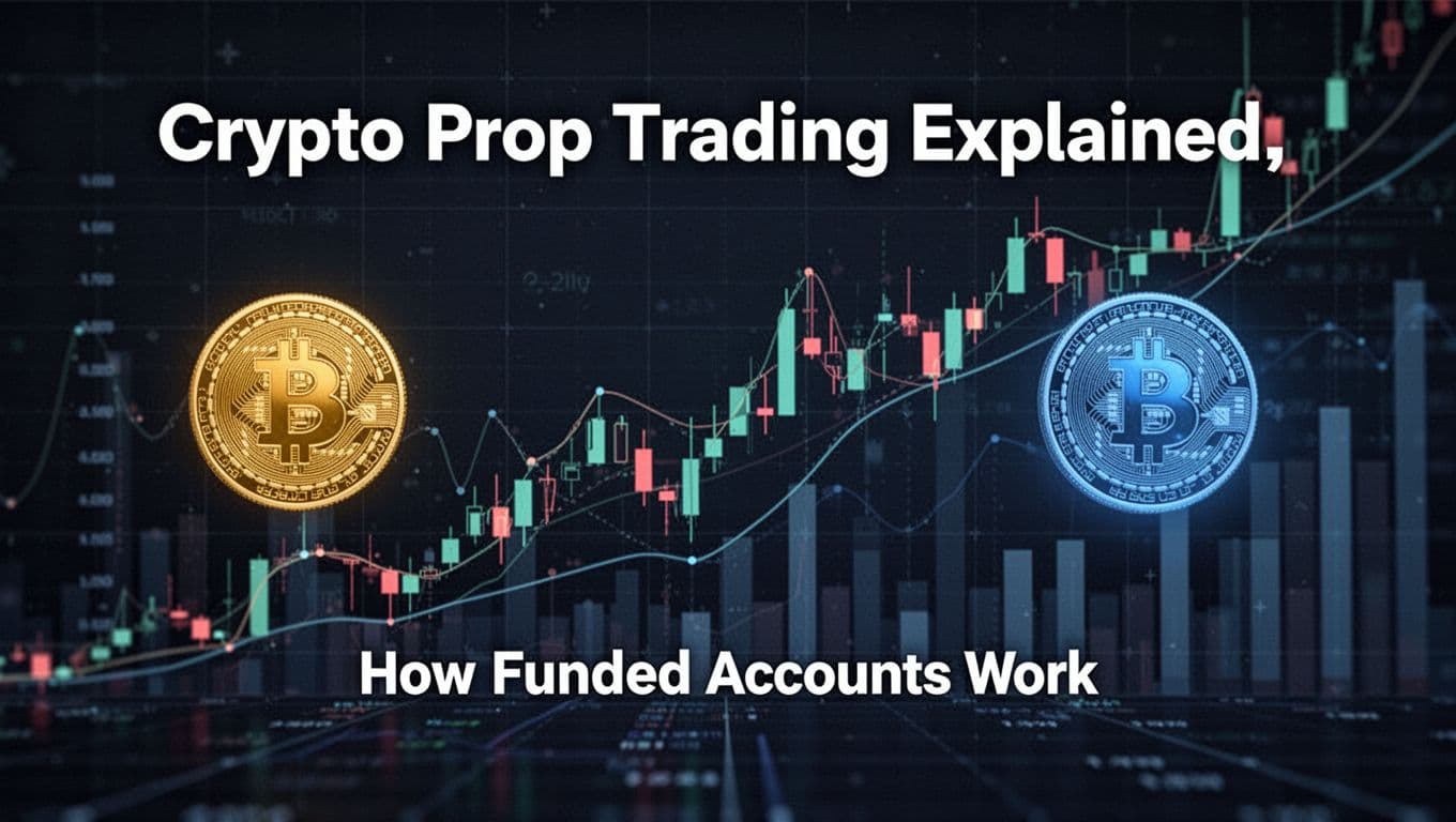 Crypto prop trading explained, how funded accounts work